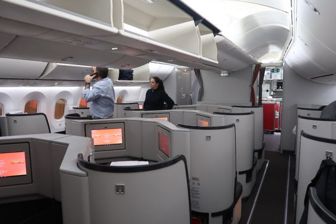 AVIANCA B787 BUSINESS CLASS CABIN