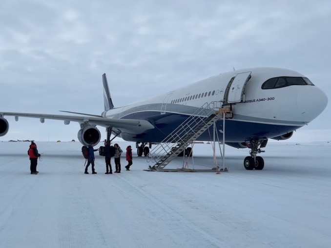 HI FLY AIRBUS A340 ANTARCTICA